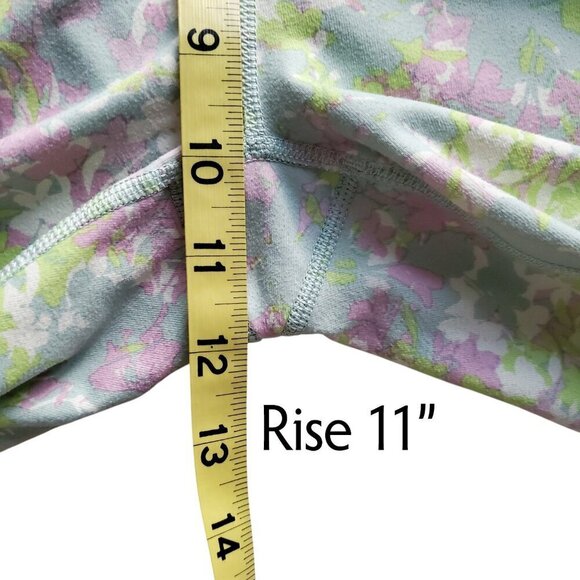 Fabletics Power Hold High Waisted 7/8 Length Bright Pastel Floral pocket XS - Picture 10 of 15